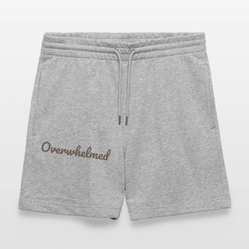 Envahit le texte du script en marron Short de jogging bio TRAINER Stanley/Stella unisexe