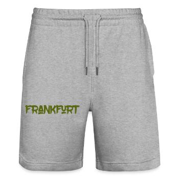 Frankfurt - Main - Hessen - Römer - Höchst - Stanley/Stella Unisex Bio Joggingshorts Trainer  - Grau meliert - Vorne - Nik (191cm) & Marisol (170cm)