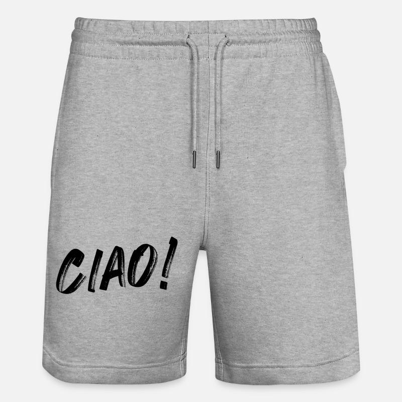 Ciao! - Short de jogging bio TRAINER Stanley/Stella unisexe - gris chiné