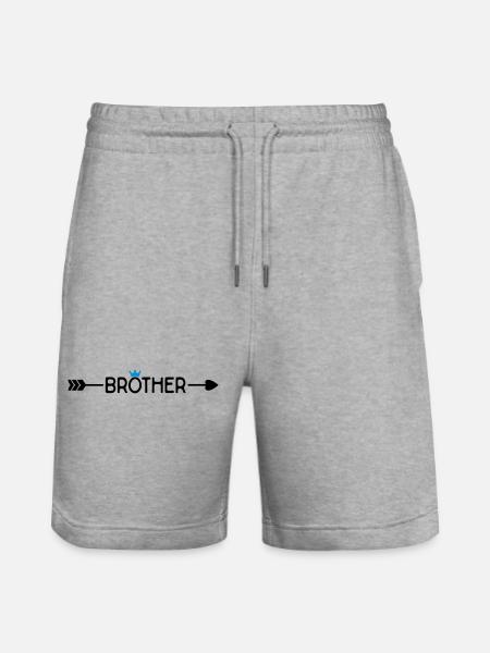 Brother - Stanley/Stella Trainer Unisex Organic Jogging Shorts - heather grey