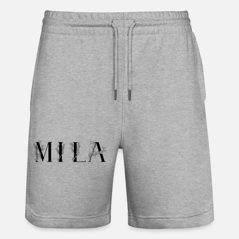 Nom - Mila - Short de jogging bio TRAINER Stanley/Stella unisexe - gris chiné