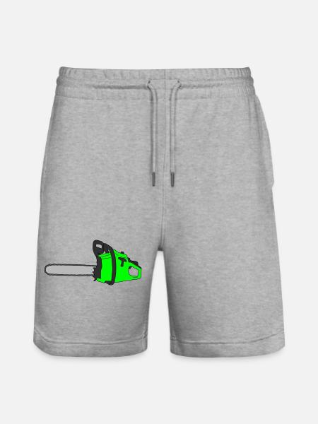 tronçonneuse - Short de jogging bio TRAINER Stanley/Stella unisexe - gris chiné