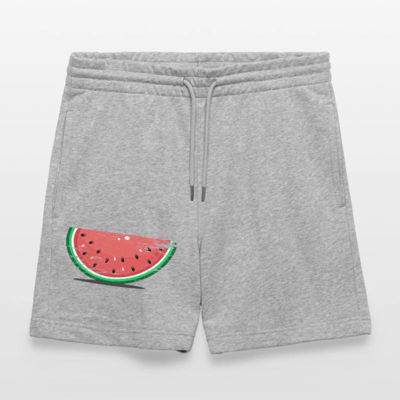 Tranche de conception de pastèque utilisée Short de jogging bio TRAINER Stanley/Stella unisexe