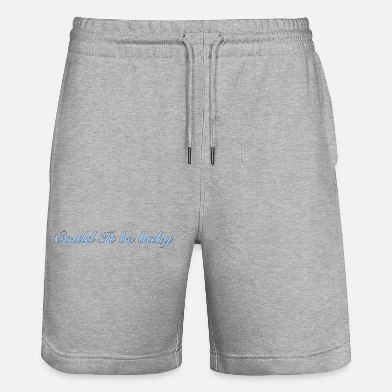 IMG 7277 - Stanley/Stella Unisex Bio Joggingshorts Trainer  - Grau meliert