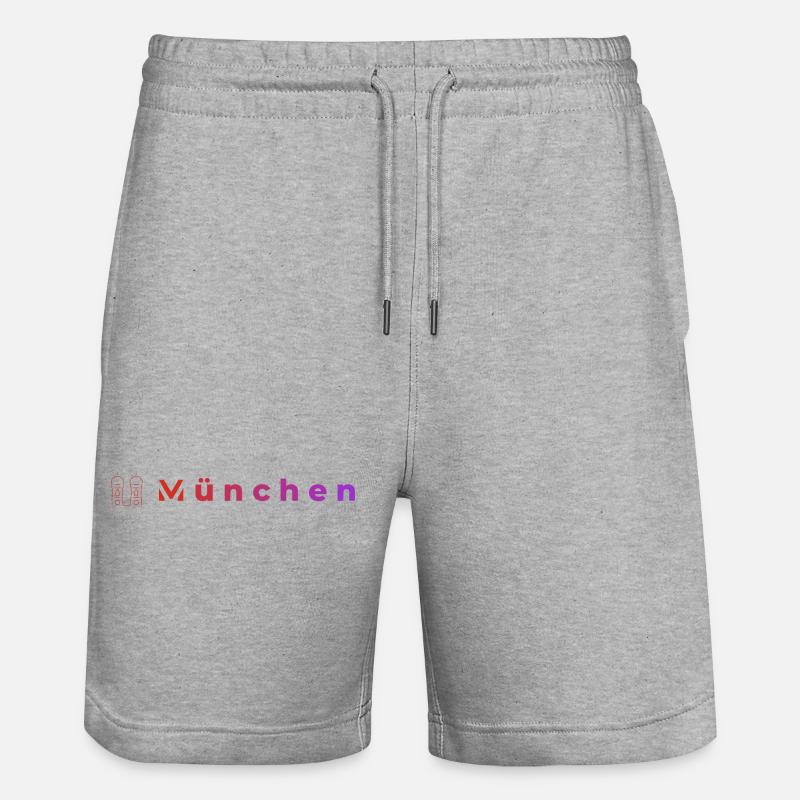Veilleuses de Munich - Short de jogging bio TRAINER Stanley/Stella unisexe - gris chiné