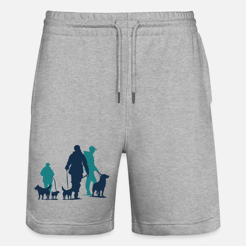 Promenons-nous - Short de jogging bio TRAINER Stanley/Stella unisexe - gris chiné