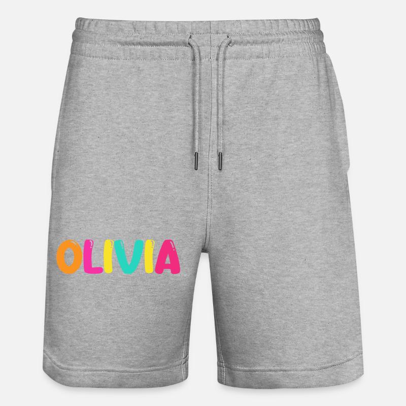 Nom - Olivia - Short de jogging bio TRAINER Stanley/Stella unisexe - gris chiné