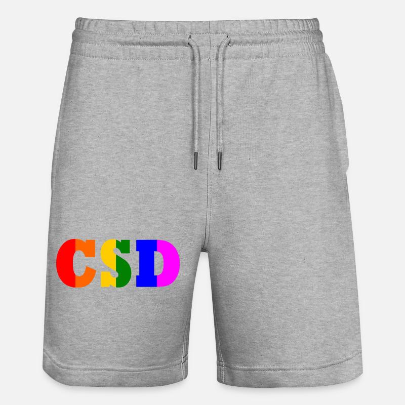 Cdd - Short de jogging bio TRAINER Stanley/Stella unisexe - gris chiné