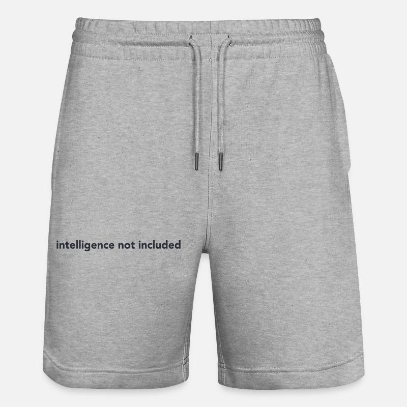 ntelligence non incluse - Short de jogging bio TRAINER Stanley/Stella unisexe - gris chiné