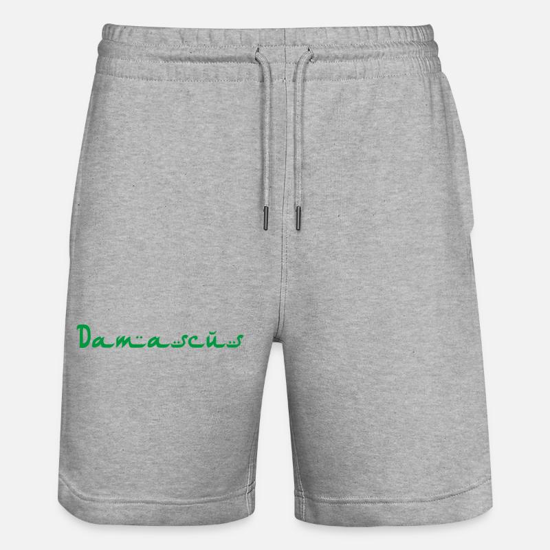 Damas Damaskus - Short de jogging bio TRAINER Stanley/Stella unisexe - gris chiné