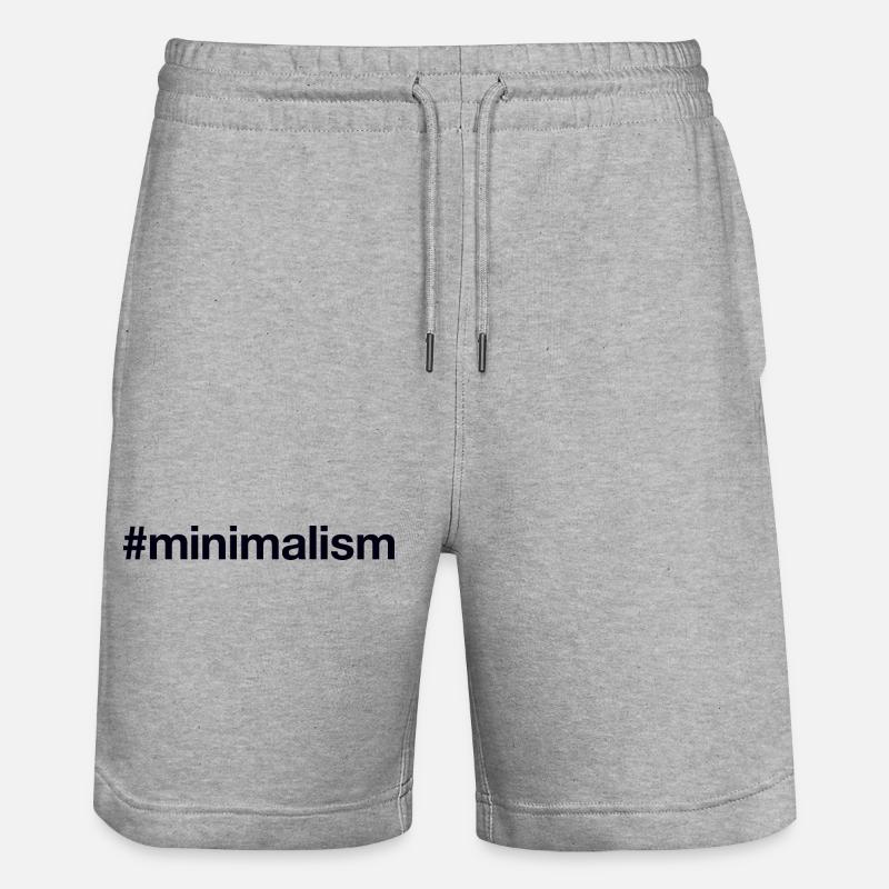 MINIMALISME Minimalisme - Short de jogging bio TRAINER Stanley/Stella unisexe - gris chiné