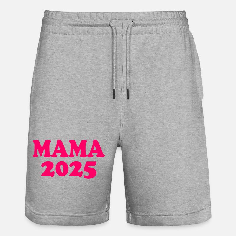 Mama 2025 - Short de jogging bio TRAINER Stanley/Stella unisexe - gris chiné