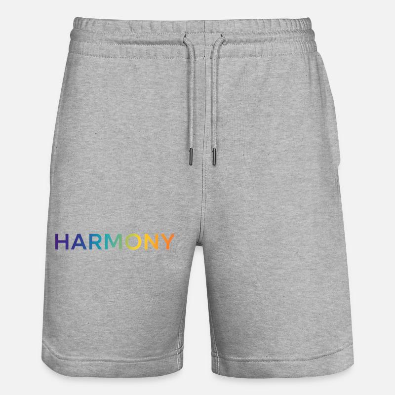 Harmonie - Short de jogging bio TRAINER Stanley/Stella unisexe - gris chiné