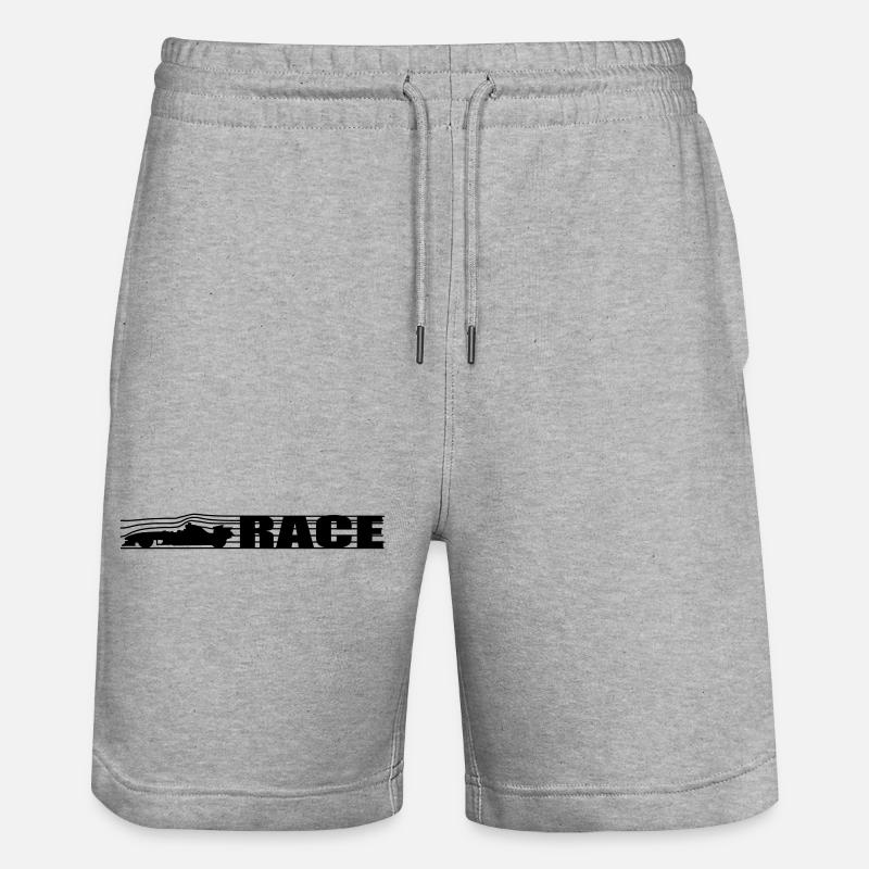 Course - Short de jogging bio TRAINER Stanley/Stella unisexe - gris chiné