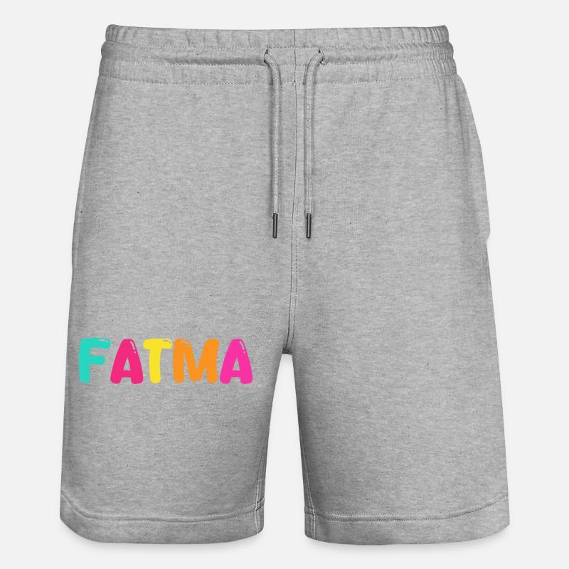 Nom - Fatma - Short de jogging bio TRAINER Stanley/Stella unisexe - gris chiné