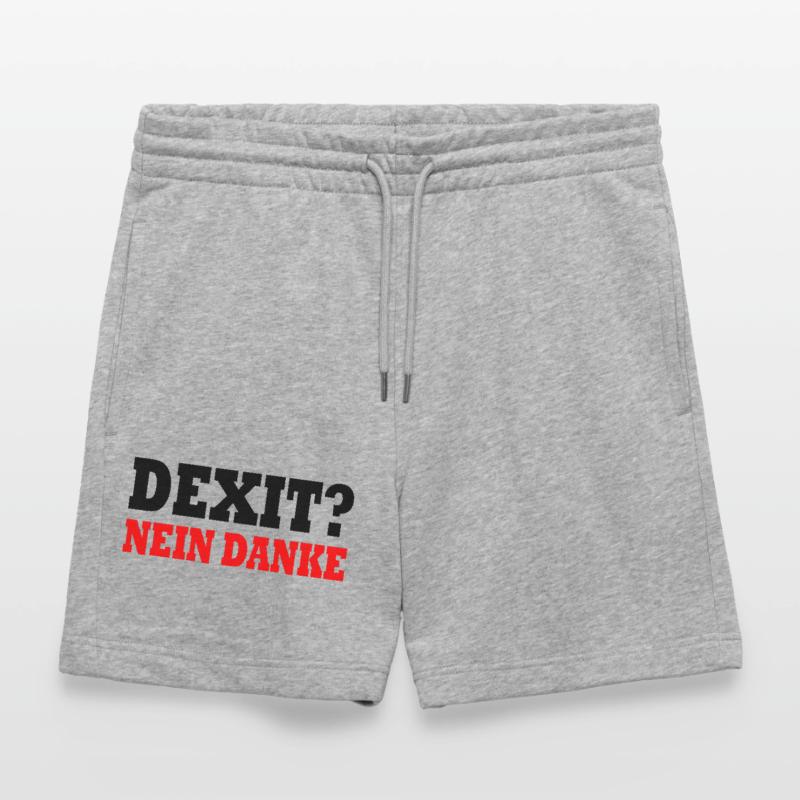 Dexit nein danke Stanley/Stella Unisex Bio Joggingshorts Trainer 