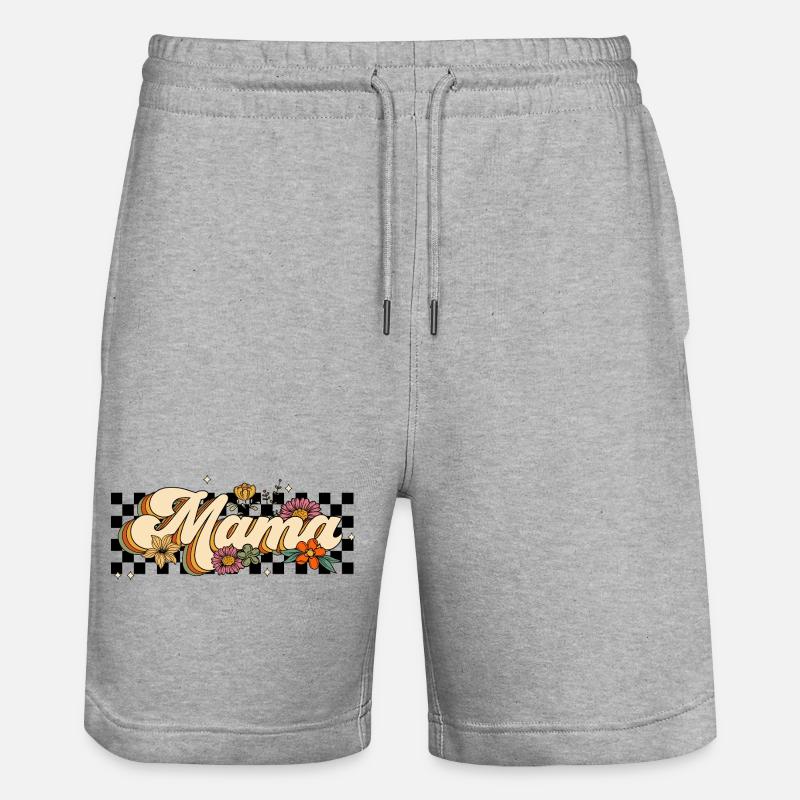 Maman - Short de jogging bio TRAINER Stanley/Stella unisexe - gris chiné