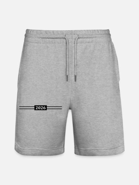 Année 2026 - Short de jogging bio TRAINER Stanley/Stella unisexe - gris chiné