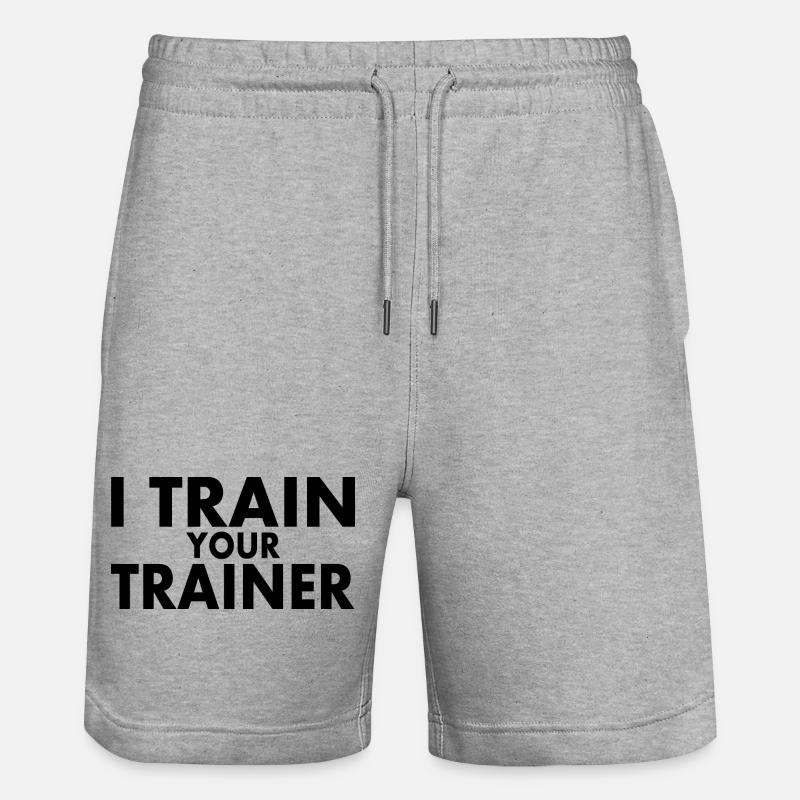 I train your trainer - Short de jogging bio TRAINER Stanley/Stella unisexe - gris chiné
