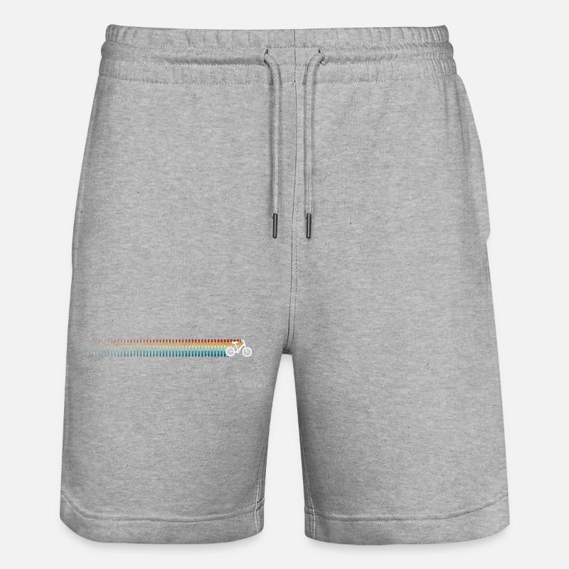 Cyclisme rétro - Short de jogging bio TRAINER Stanley/Stella unisexe - gris chiné