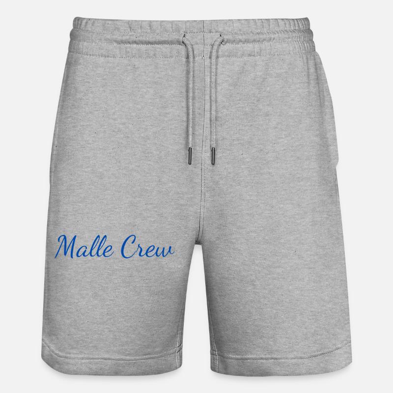 Équipage Malle - Short de jogging bio TRAINER Stanley/Stella unisexe - gris chiné