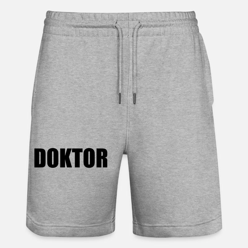 Doktor - Short de jogging bio TRAINER Stanley/Stella unisexe - gris chiné