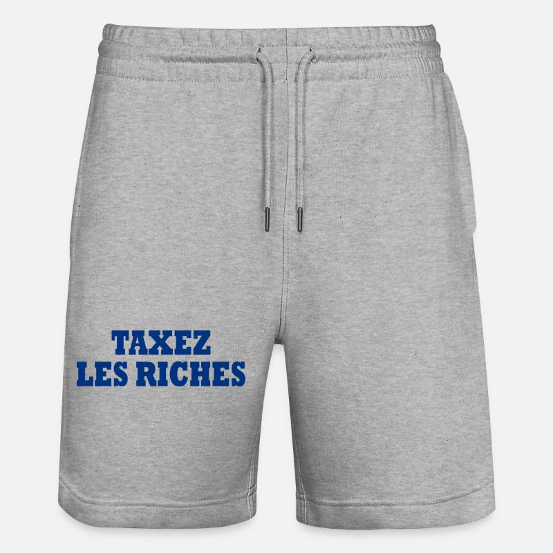 Besteuerung der Reichen - Stanley/Stella Unisex Bio Joggingshorts Trainer  - Grau meliert