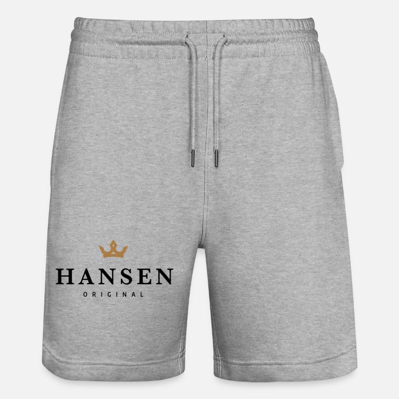 Hansen - Stanley/Stella Unisex Bio Joggingshorts Trainer  - Grau meliert