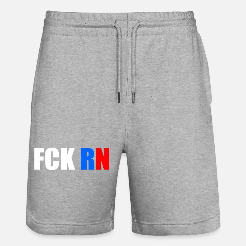 Fck rn - Short de jogging bio TRAINER Stanley/Stella unisexe - gris chiné