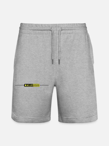 Malle 2026 - Stanley/Stella Trainer Unisex Organic Jogging Shorts - heather grey