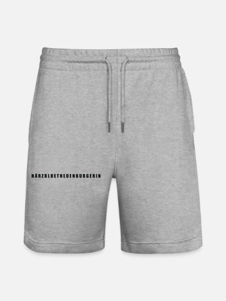 Härzbluetneuchâtel, Canton of Neuchâtel - Stanley/Stella Trainer Unisex Organic Jogging Shorts - heather grey
