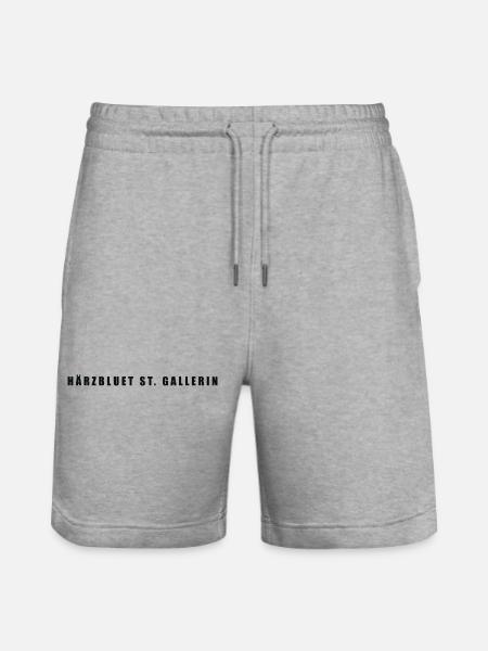 Härzbluet St. Gallerin St. Gallen - Stanley/Stella Trainer Unisex Organic Jogging Shorts - heather grey