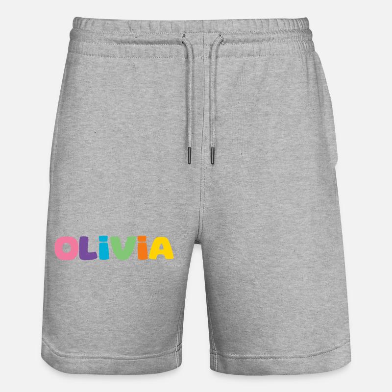 Nom - Olivia - Short de jogging bio TRAINER Stanley/Stella unisexe - gris chiné