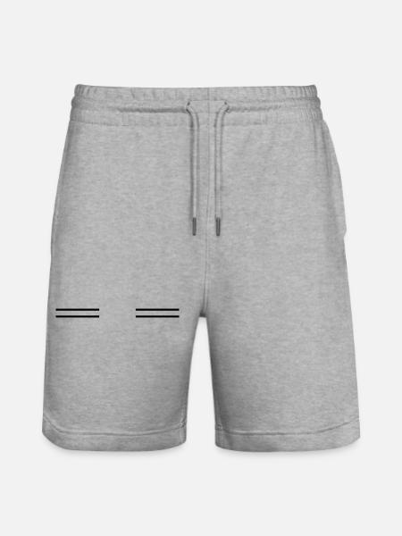 Symbol_streifen - Short de jogging bio TRAINER Stanley/Stella unisexe - gris chiné