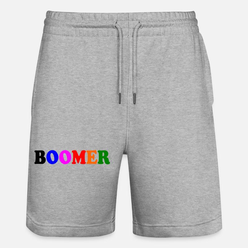 Boomer - Short de jogging bio TRAINER Stanley/Stella unisexe - gris chiné