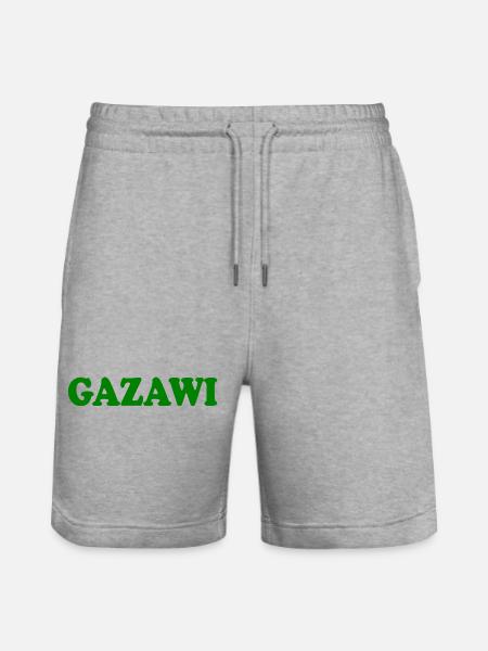 Gazawi gaza - Stanley/Stella Trainer Unisex Organic Jogging Shorts - heather grey