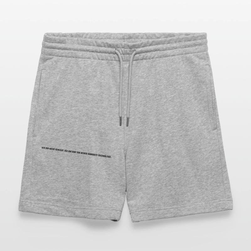 arrogant stolz mutig ehrlich frei chef dumm Stanley/Stella Unisex Bio Joggingshorts Trainer 