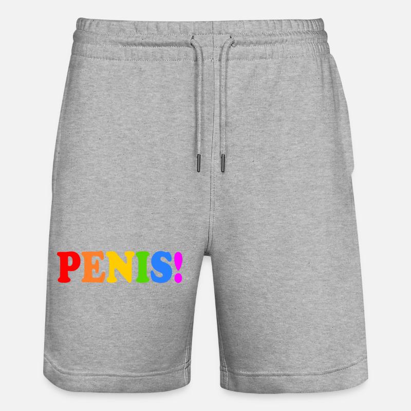Pénis - Short de jogging bio TRAINER Stanley/Stella unisexe - gris chiné