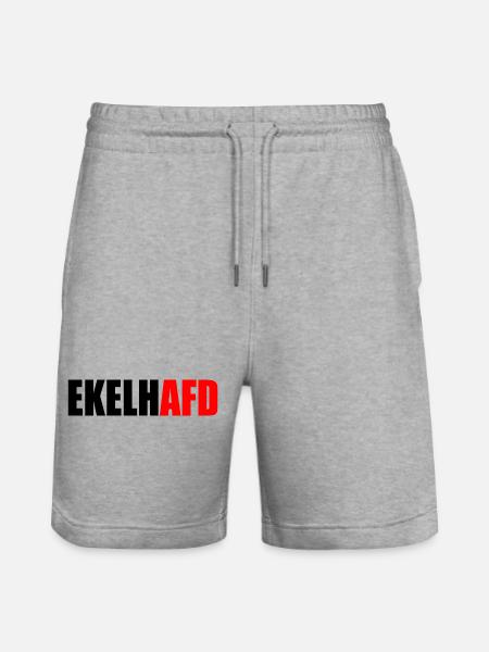 ekelhafd - Stanley/Stella Unisex Bio Joggingshorts Trainer - Grau meliert