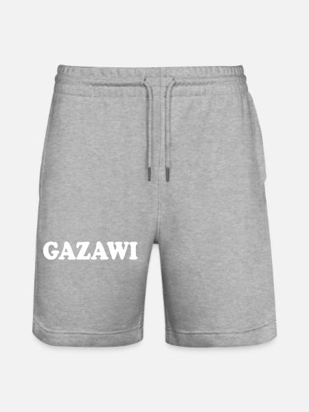 Gazawi gaza - Stanley/Stella Trainer Unisex Organic Jogging Shorts - heather grey