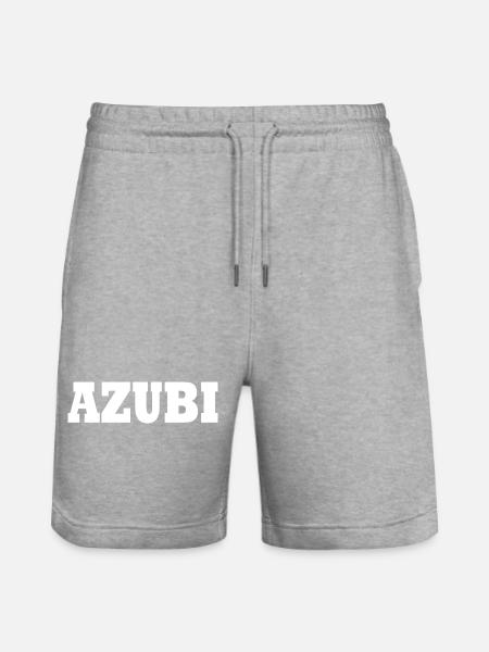Azubi - Stanley/Stella Unisex Bio Joggingshorts Trainer - Grau meliert