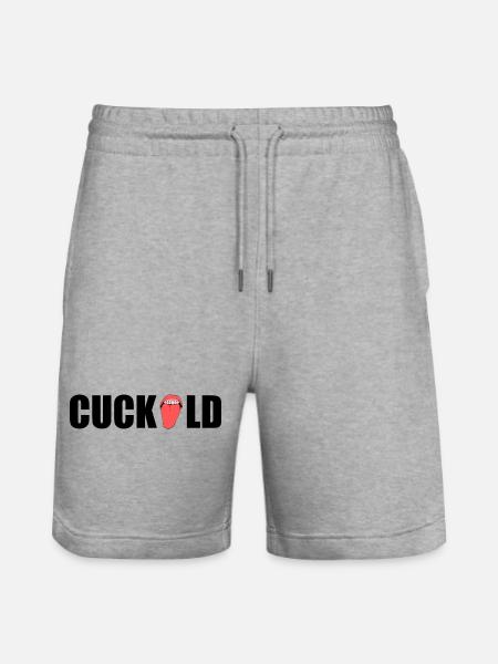 Cuckold - Stanley/Stella Unisex Bio Joggingshorts Trainer - Grau meliert