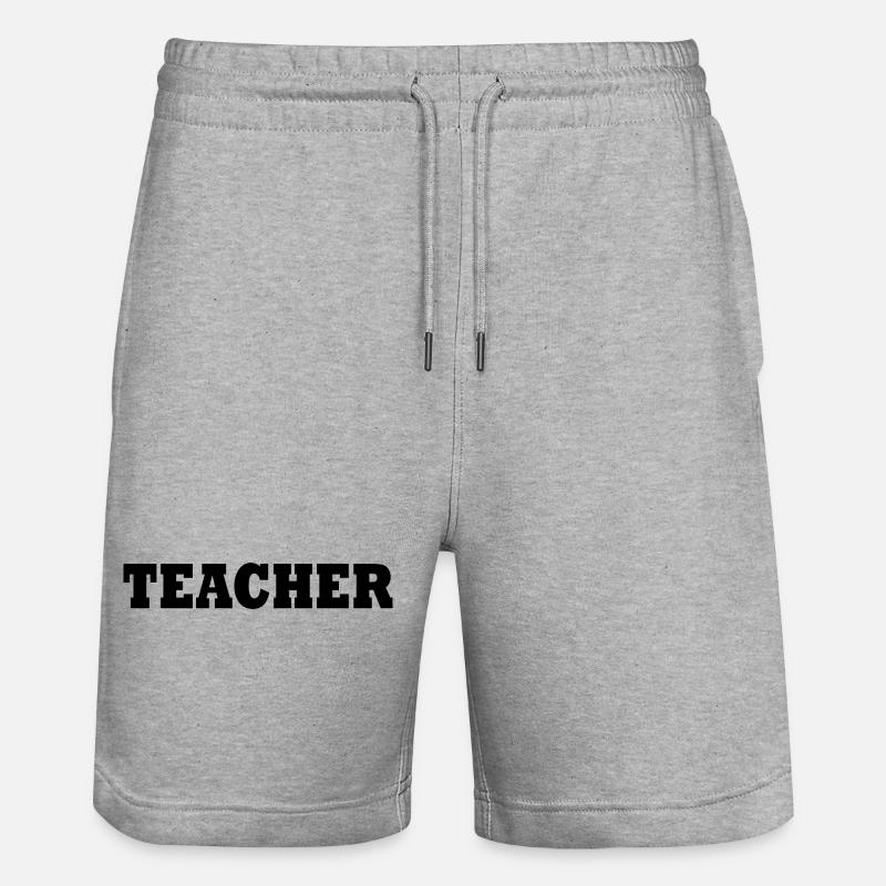 Teacher - Short de jogging bio TRAINER Stanley/Stella unisexe - gris chiné
