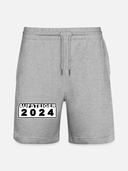 Aufsteiger 2024 - Stanley/Stella Unisex Bio Joggingshorts Trainer  - Grau meliert