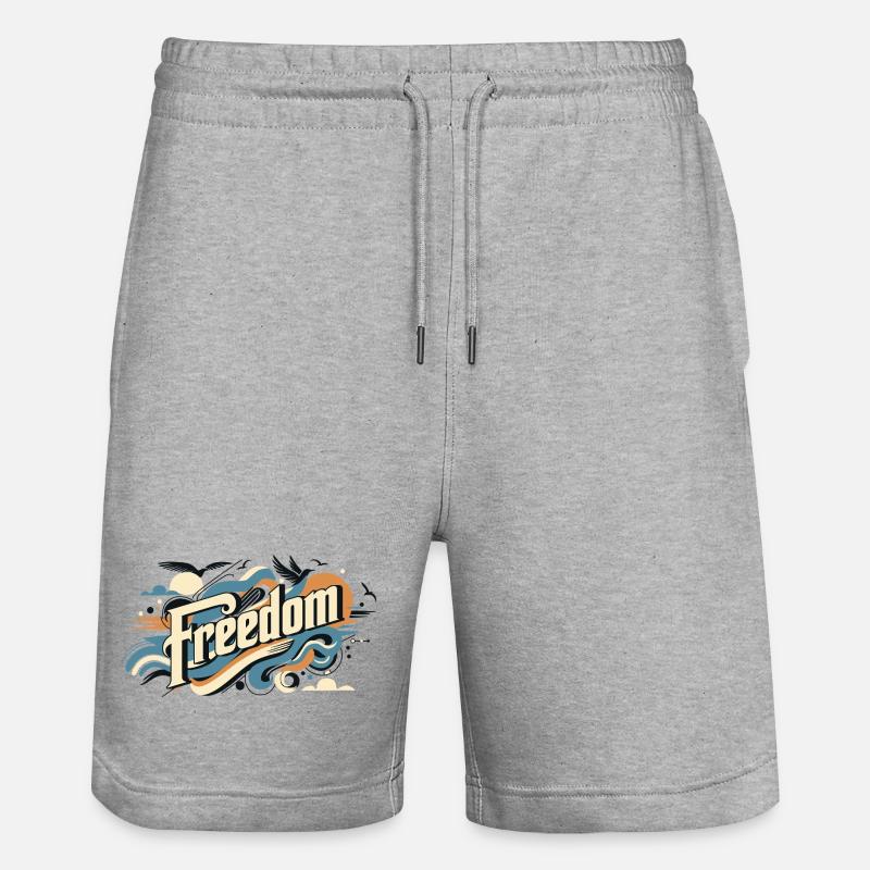 Liberté - Short de jogging bio TRAINER Stanley/Stella unisexe - gris chiné