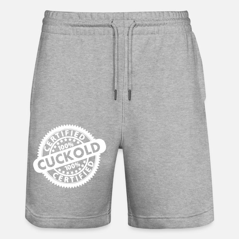 cuckold - Short de jogging bio TRAINER Stanley/Stella unisexe - gris chiné