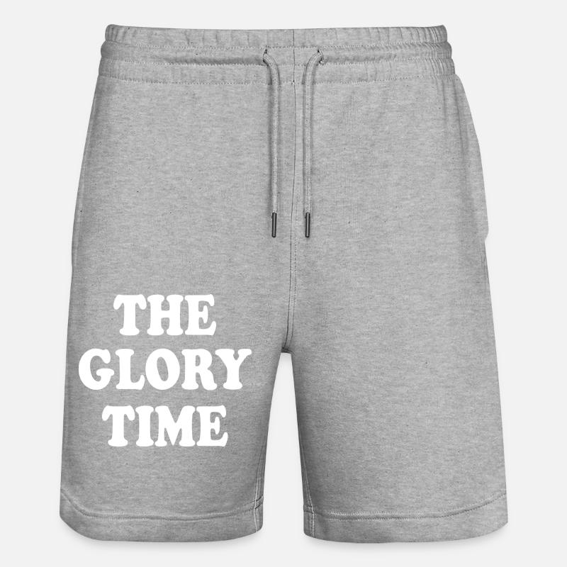 The glory time - Short de jogging bio TRAINER Stanley/Stella unisexe - gris chiné
