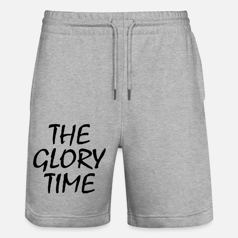 The glory time - Short de jogging bio TRAINER Stanley/Stella unisexe - gris chiné