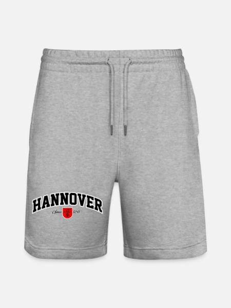 HANNOVER - Stanley/Stella Unisex Bio Joggingshorts Trainer - Grau meliert