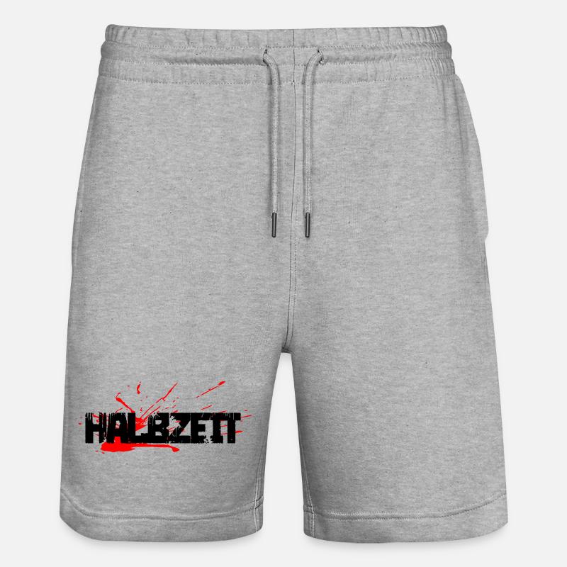 Mi-temps - Short de jogging bio TRAINER Stanley/Stella unisexe - gris chiné